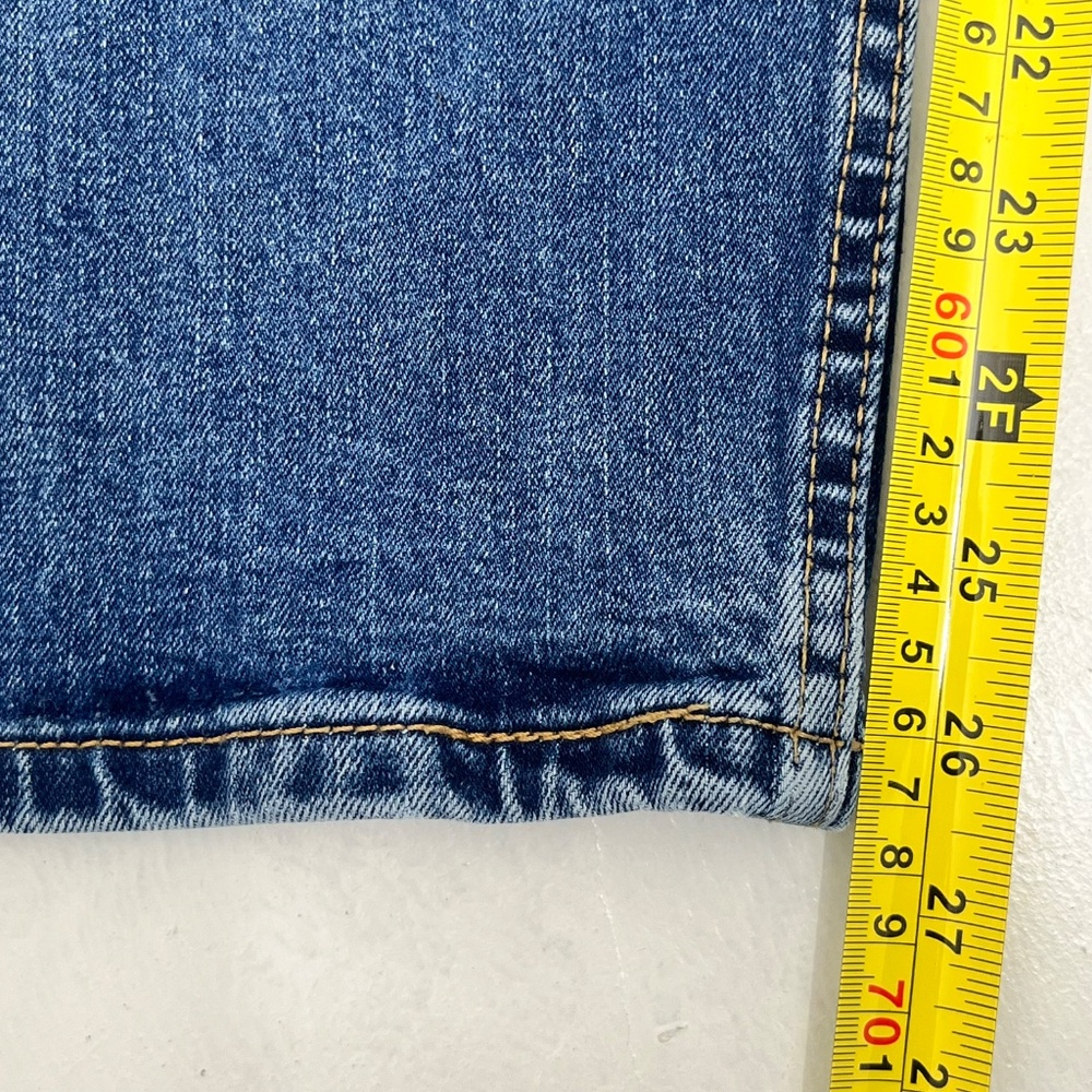Levi Strauss Co. 505 Mens 36x29 Straight Leg‎ Ankle Jeans Blue Denim 5-Pocket - Picture 7 of 12